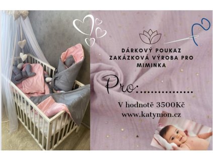 Dárkový poukaz 3500 Kč