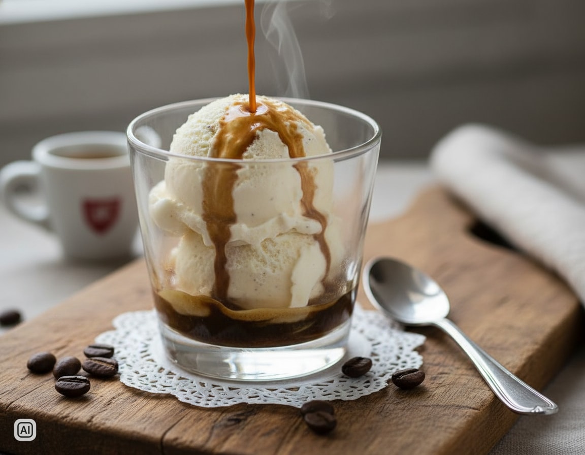 Affogato | Jednoduchý dezert s espressem