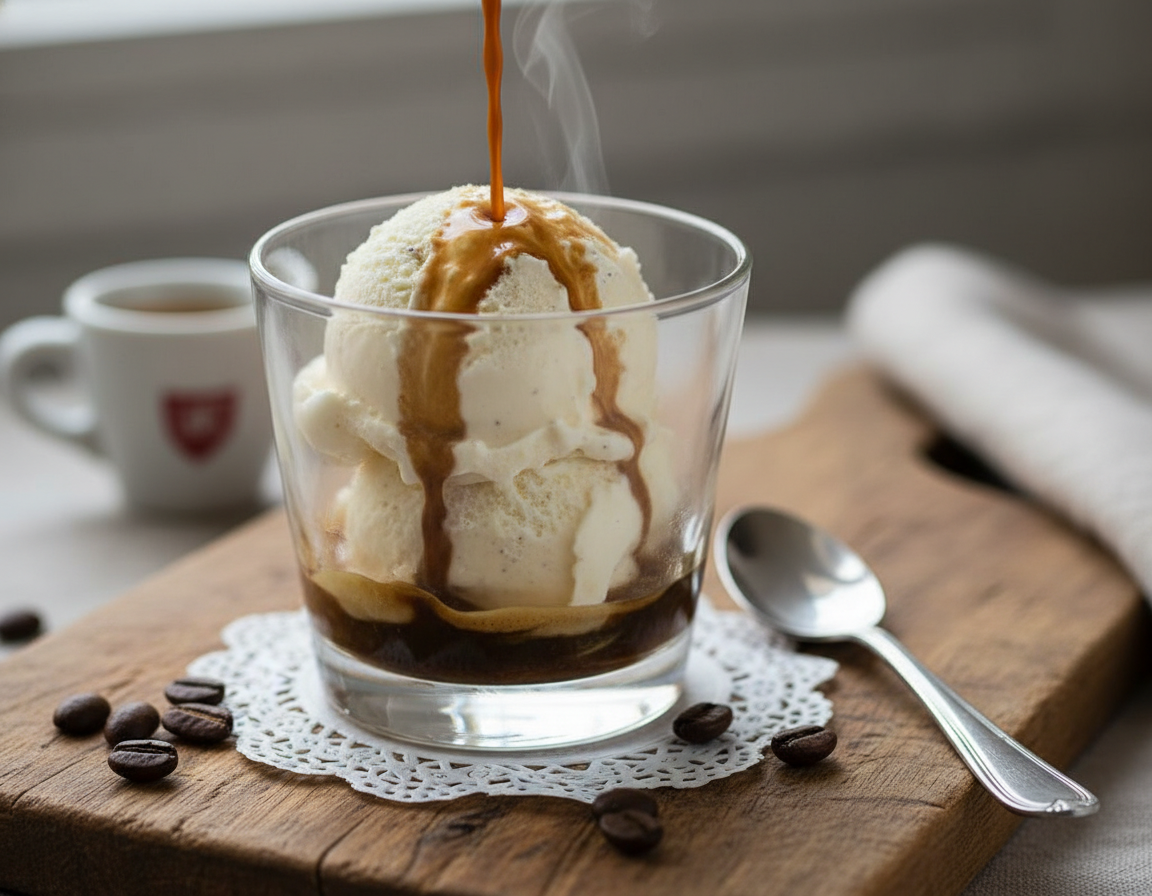 Affogato | Jednoduchý dezert s espressem