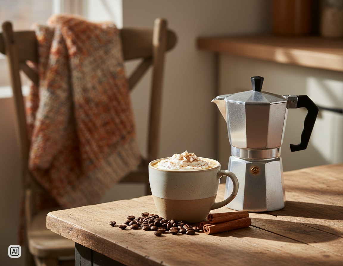 Dýňové latté. Podzimní klasika i u vás doma