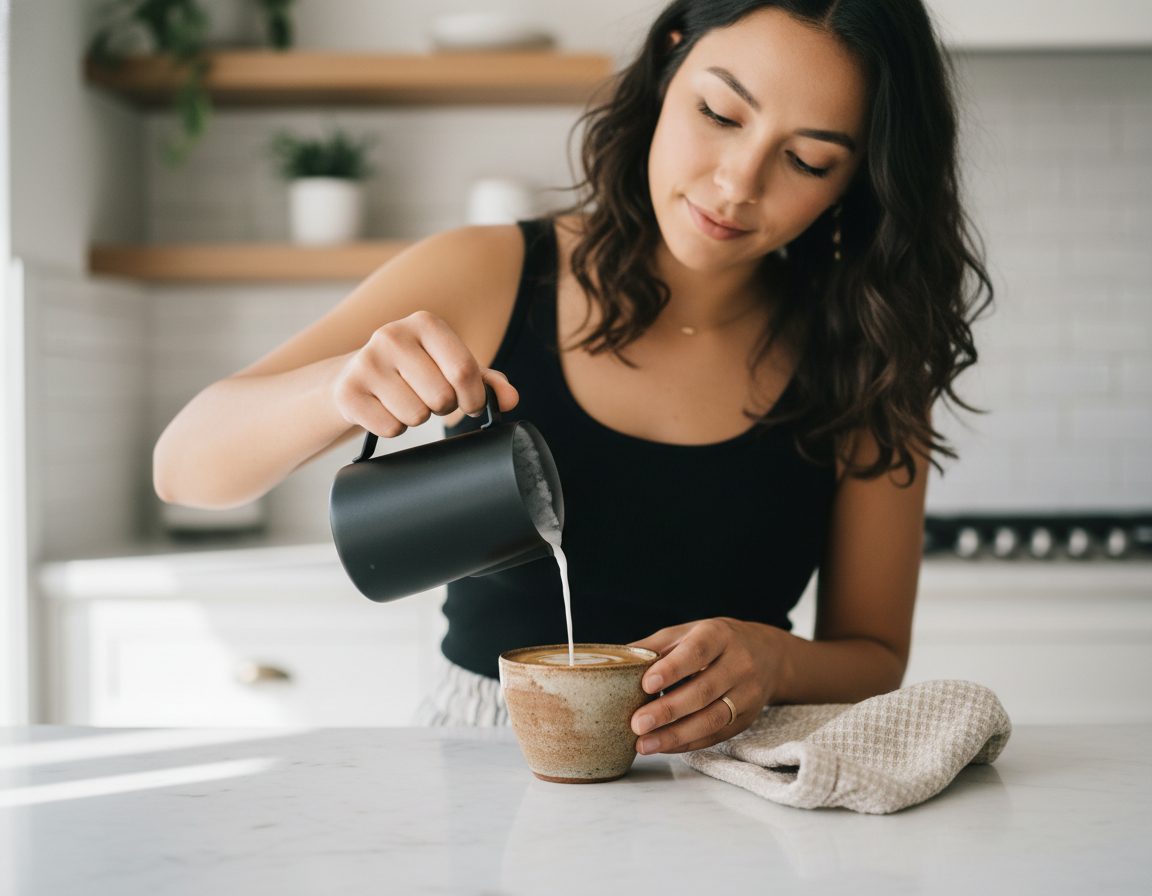 Latté art jako z kavárny: na co se zaměřit a na co si dát pozor