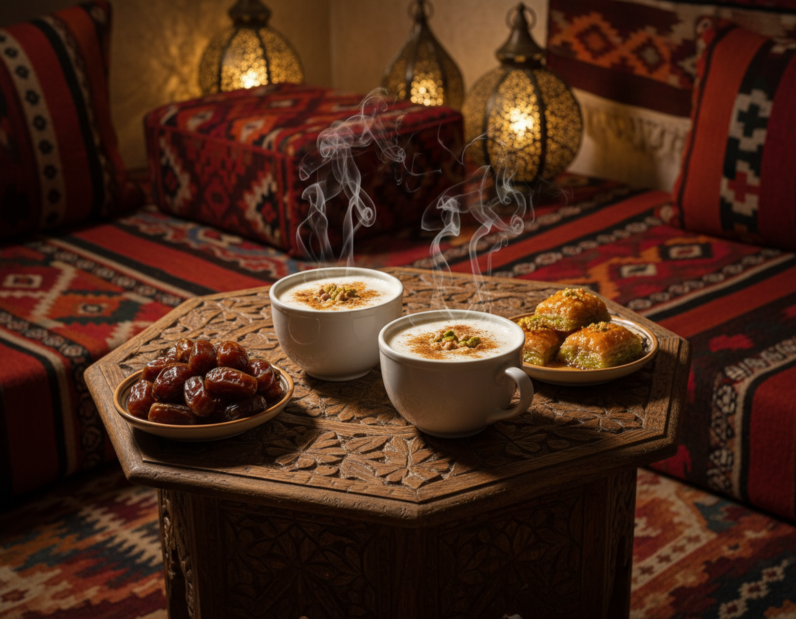 Sahlab: teplý arabský pudink, který voní po mléce, skořici a orientu