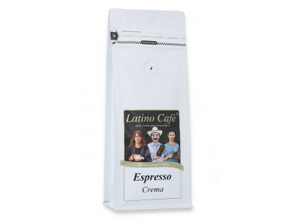 Čerstvě pražená káva arabica Latino Café Expresso Crema