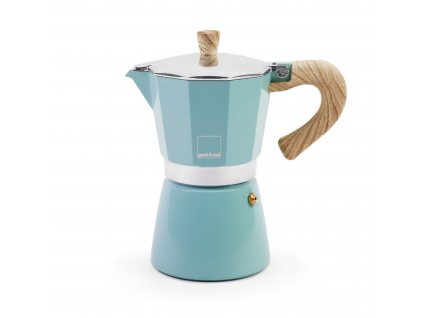 Moka konvice Venezia světle modrá - 6 šálků