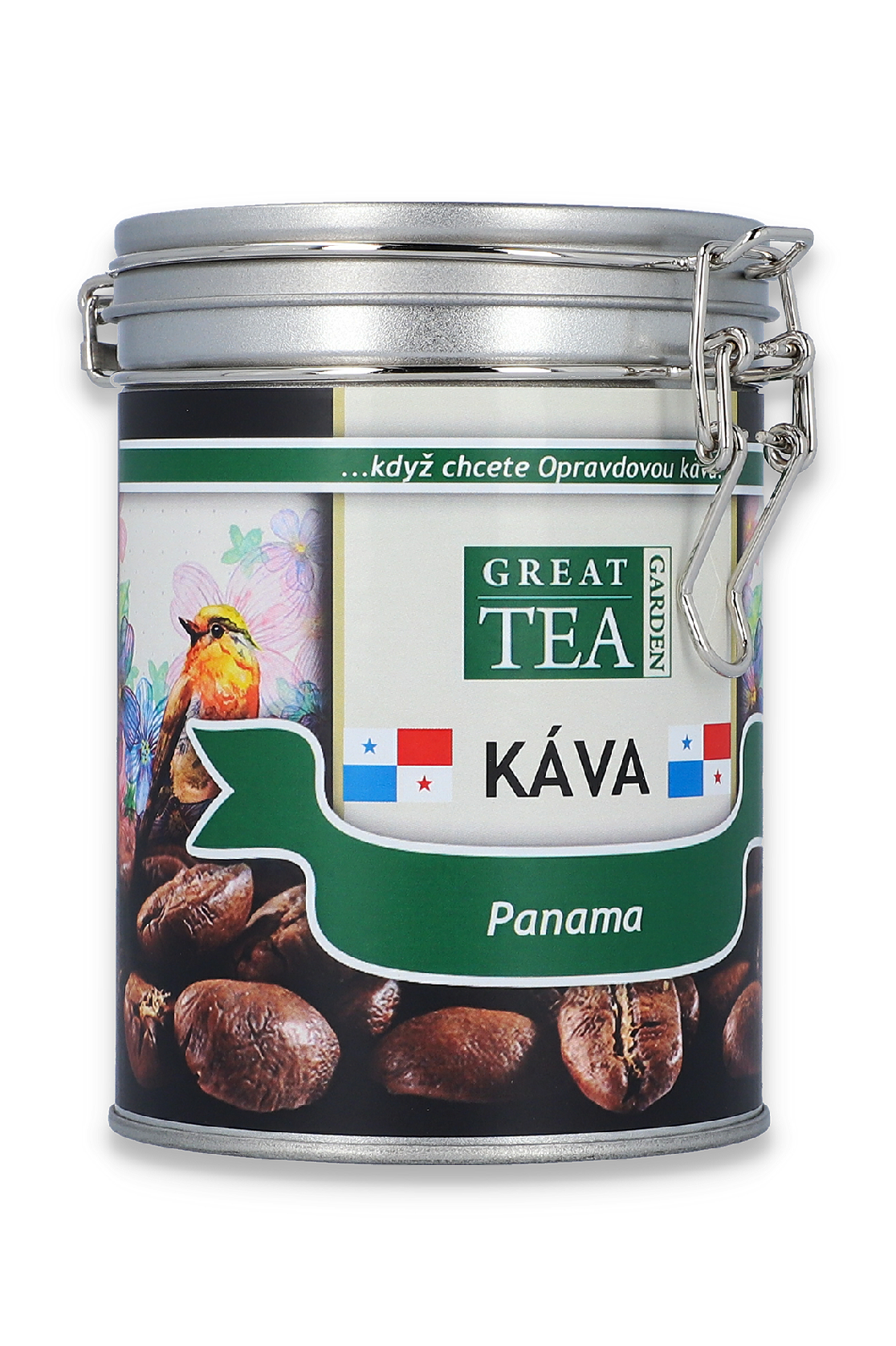 Zrnková Káva Panama v dóze