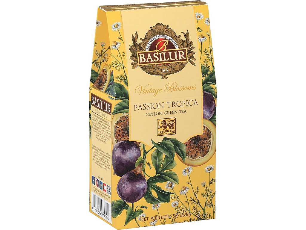2667 basilur zeleny caj s hermankem a marakujou sypany 75g basilur vintage blossoms passion tropica