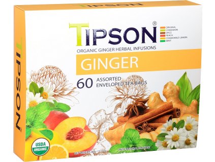 2679 bio bylinne caje tipson zazvorove 60 porci certifikat usda organic bio ginger assorted