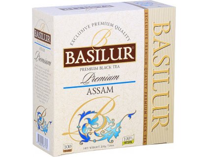 BASILUR Premium Assam, černý prémiový indický čaj. 100 porcí. Assam tea