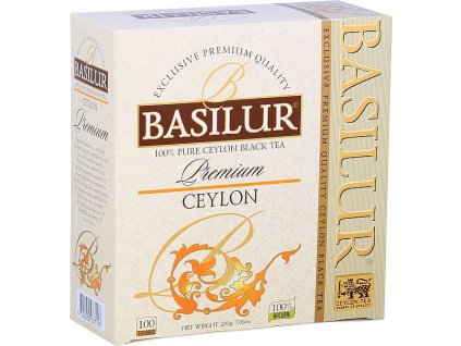 BASILUR Premium Ceylon, černý prémiový cejlonský čaj. 100 porcí