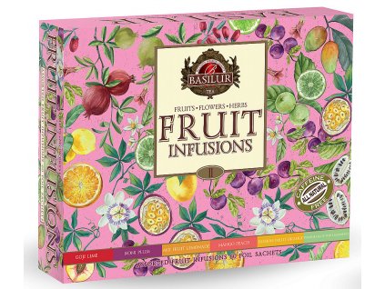 BASILUR OVOCNÝ ČAJ FRUIT INFUSIONS II, 60 porcí, Assorted Vol. II, 108 g (60x1,8g), DÁRKOVÁ VARIACE ČAJŮ