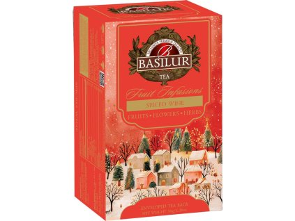 BASILUR Christmas Fruit Spiced Wine přebal, s příchutí svařeného vína 20x1,8g