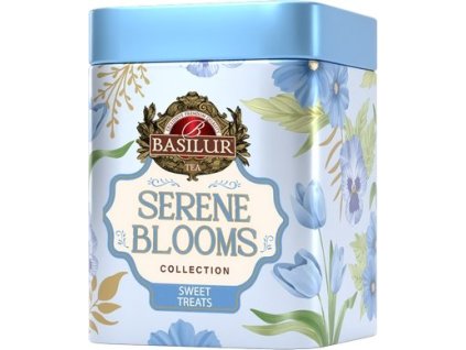 Basilur Serene Blooms Sweet Treats plech zelených čajů, sypaný, 75 g