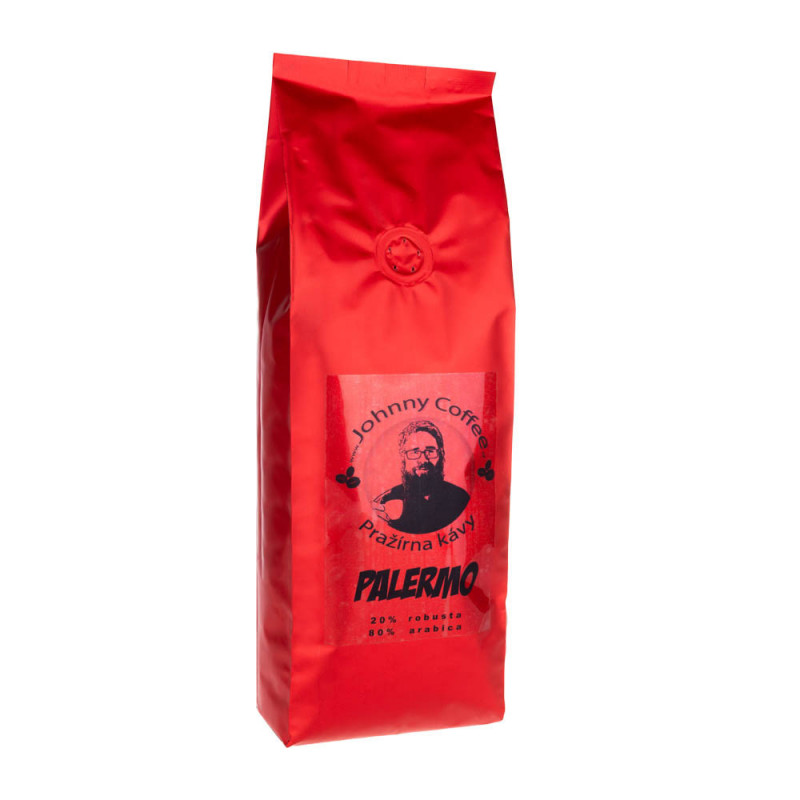 JOHNNY COFFEE -  PALERMO, zrnková káva, 250g