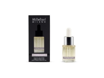 MILLEFIORI Natural Aróma olej, vôňa kakaa, dreva a citrusov. 15ml. Cocoa Blanc & Woods