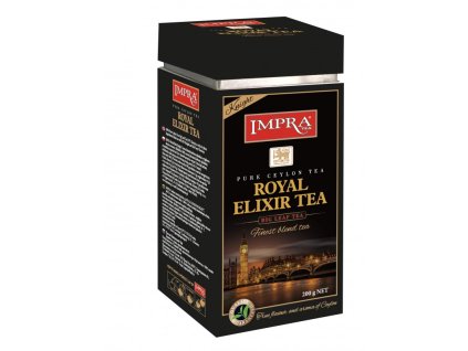 Cejlónsky čierny čaj Impra , sypaný - veľkolistý. 200g. Black Royal Elixir - Knight tea. Big leaf tea. Liran