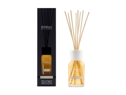 MILLEFIORI Natural Difuzér, vôňa kvetov, mäty a ambry. 250ml. Mineral Gold