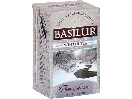 BASILUR Four Seasons Winter Tea - zimný čierny čaj s brusnicou, porciovaný v prebale - 50g