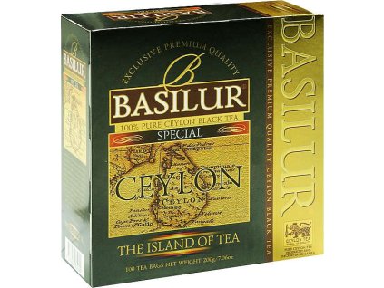 BASILUR Island of Tea Special - Čierny cejlónsky čaj, 100 porcií