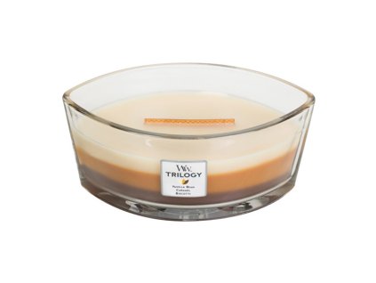 Sviečka Woodwick loď, vôňa dezert v kaviarni, 453g. Cafe sweets