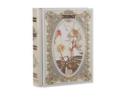 Basilur zelený čaj s amarantom, ananásom a kokosom a v darčekovom balení knihy, sypaný. 100g. Tea Book Love Story III