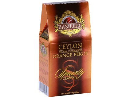 Basilur Specialty Orange Pekoe, čierny čaj, 100g, sypaný