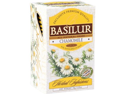 Basilur bylinný čaj Harmanček - harmanček, porciovaný s prebalom, 30g (25x 1,2g), Herbal Infusion