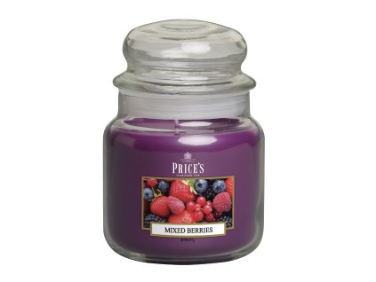 Sviečka Price´s, vôňa Mixed berries - ovocie, 411g