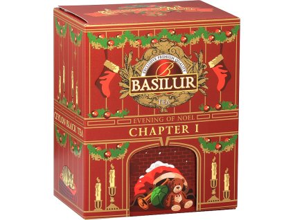 BASILUR cejlónsky čierny čaj s arómou kávy a vanilky. 75g. Vianočný čaj - Evening of Noel - Chapter I