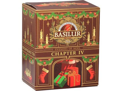BASILUR cejlónsky čierny čaj s pomarančom a škoricou. 75g. Vianočný čaj - Evening of Noel - Chapter IV