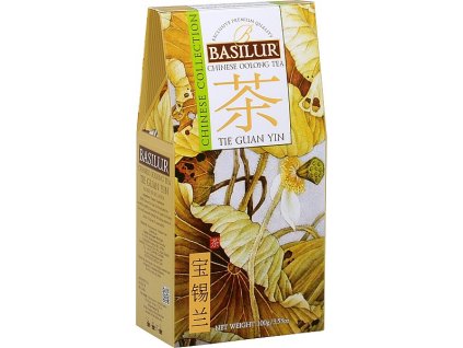 Basilur čínsky mliečny čaj - oolong, sypaný, 100g. BASILUR Chinese Tie Guan Yin