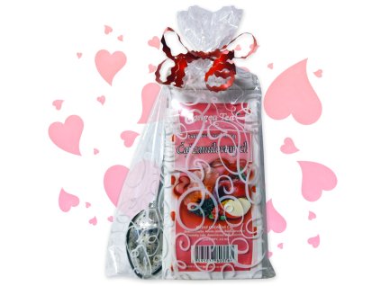 Pangea TEA - DARČEKOVÉ BALENIE ČAJE ZAMILOVANÝCH so sitkom na čaj, zelený čaj s brusnicou a jablkom, 50g