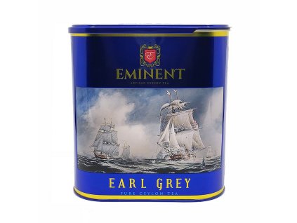EMINENT cejlónsky čaj Earl Grey, čierny čaj s bergamotom, sypaný. 400g. Plechová čajová dóza