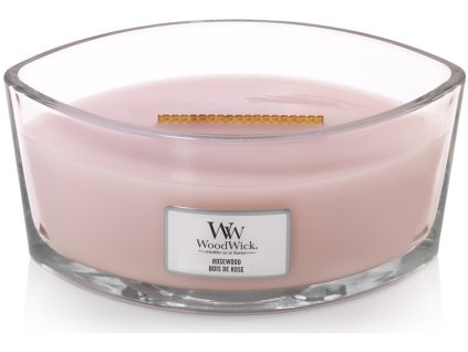 Sviečka Woodwick loď,vôňa palisander , 453g. Rosewood