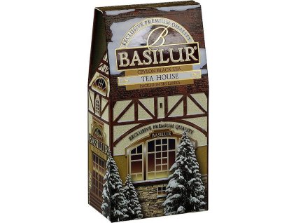 Basilur darčekové balenie domček, cejlónsky čierny čaj ochutený, 100g, balenie TEA HOUSE. Basilur domček. VIANOČNÝ ČAJ