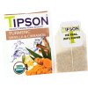 BIO čaj s kurkumou (turmeric) značky Tipson zo Srí Lanky, darčeková kazeta 60x1,5g. Certifikát USDA Organic