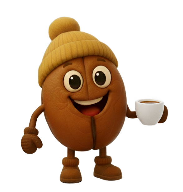 Pan Kromka - maskot pražírny