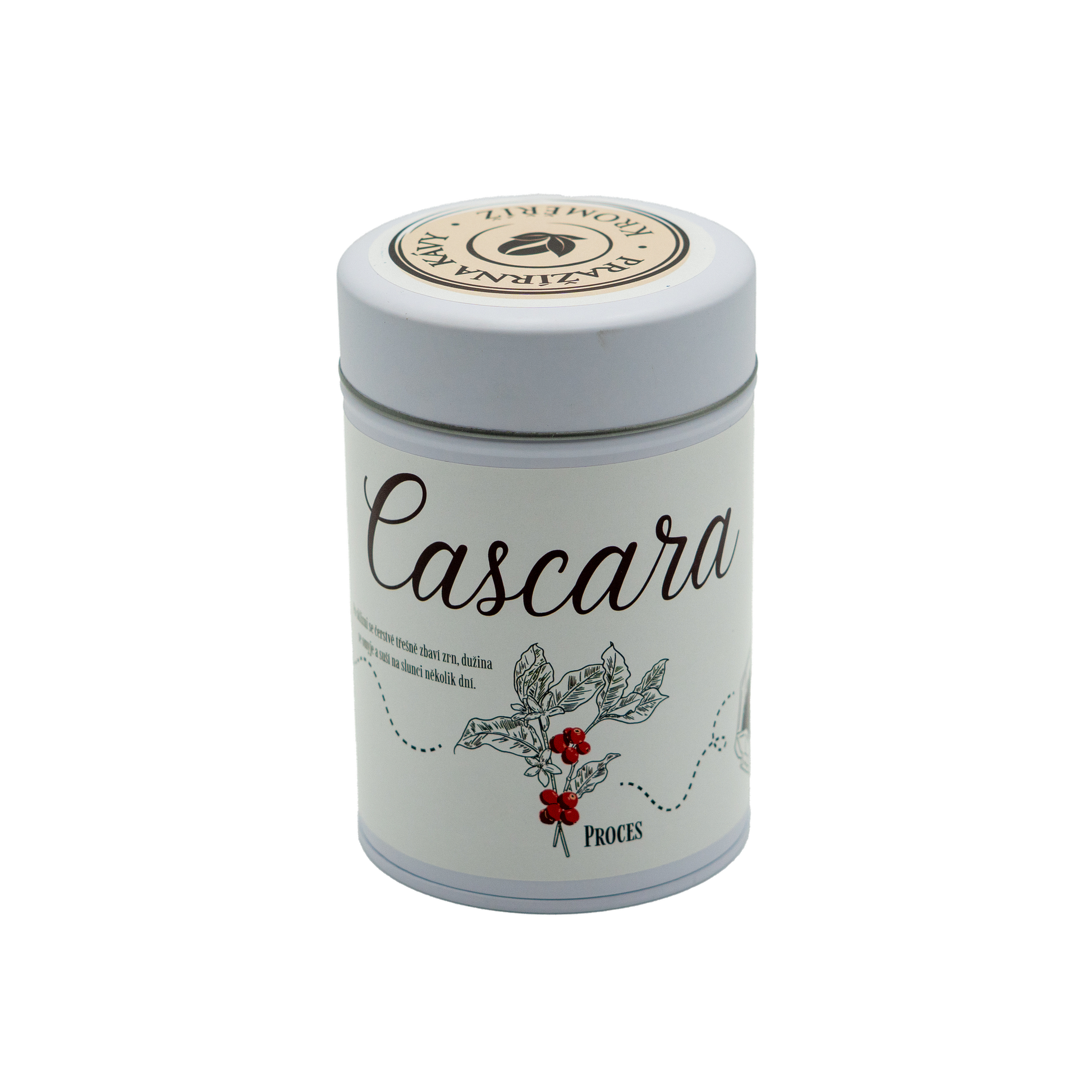 Káva Kroměříž Cascara v dárkové plechovce – 200 g
