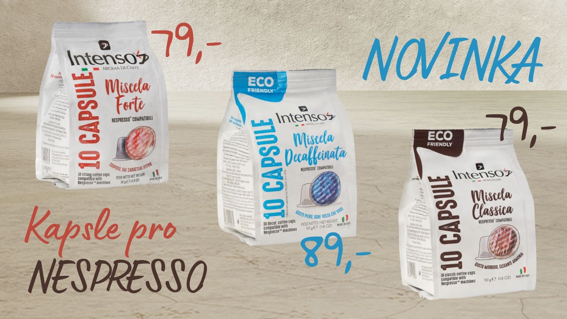 Kapsle pro Nespresso