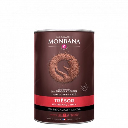 Monbana Horká čokoláda Trésor 1 kg