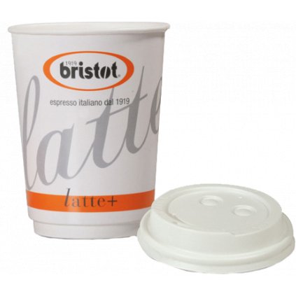 Bristot latte paper cups