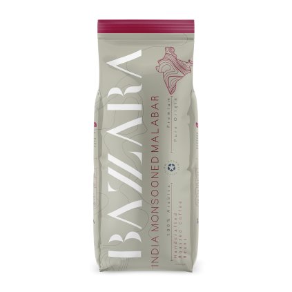 Káva Bazzara India Monsooned Malamar 1 kg