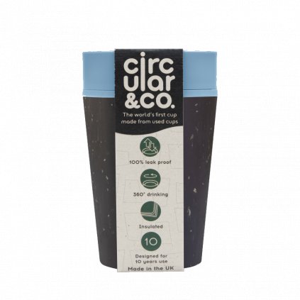 circular cup rcup black and blue 227 ml zelenadomacnost