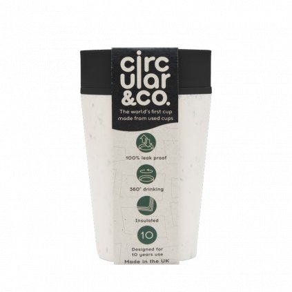 circular cup rcup cream and black 227 ml zelenadomacnost