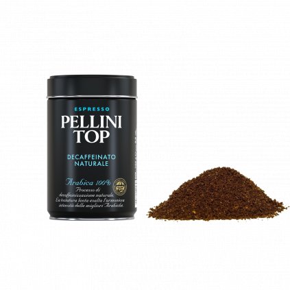 Pellini Top Decaffeinato mletá 250 g