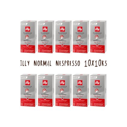 illy normal nespresso 10x10ks