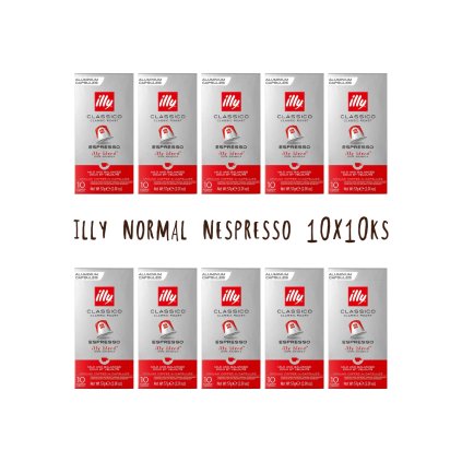 Kapsle NESPRESSO® ILLY Classico 100 ks