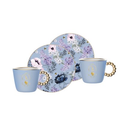 Bialetti Bridgerton - set 2 šálků s podšálky