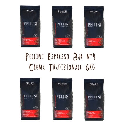 Pellini Espresso Bar n°4 Crema Tradizionale 6x1kg