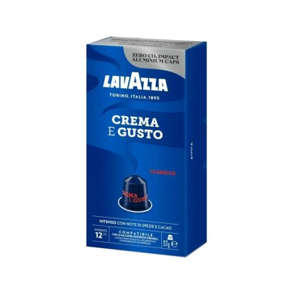kapsle nespresso lavazza crema e gusto classico 10 ks