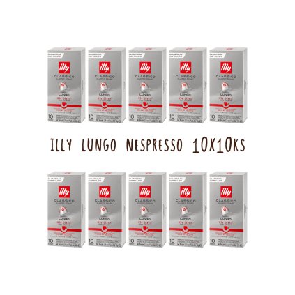 kapsle nespresso illy classico lungo 100 ks
